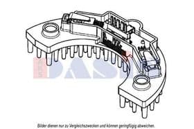 Регулятор вентилятора салона Aks Dasis 700116N