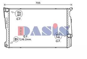 Радиатор охлаждения двигателя