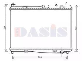 Радиатор охлаждения двигателя