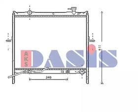 Радіатор охолодження двигуна