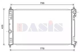 Радиатор охлаждения двигателя