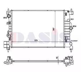 Радіатор охолодження двигуна