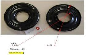 Тарелка пружины Kayaba SG-702
