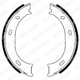 Колодки ручника