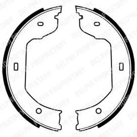 Колодки ручника