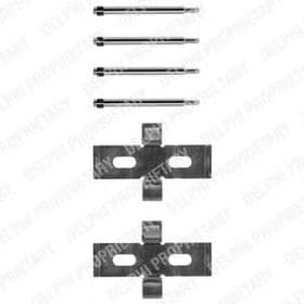 Компоненти дискових гальмівних колодок Компоненти дискових гальмівних колодок