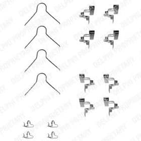 Компоненти дискових гальмівних колодок