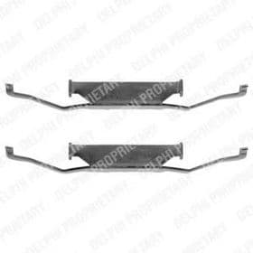 Компоненти дискових гальмівних колодок Компоненти дискових гальмівних колодок