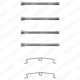 Компоненти дискових гальмівних колодок Компоненти дискових гальмівних колодок
