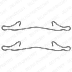 Комплектующие дисковых тормозных колодок Комплектующие дисковых тормозных колодок