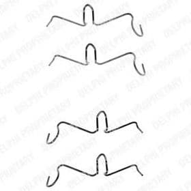 Комплектующие дисковых тормозных колодок Комплектующие дисковых тормозных колодок