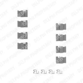 Комплектующие дисковых тормозных колодок