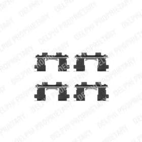 Компоненти дискових гальмівних колодок Компоненти дискових гальмівних колодок