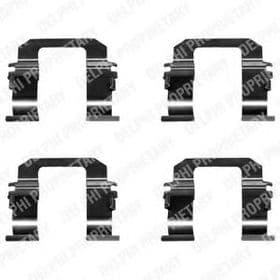 Комплектующие дисковых тормозных колодок