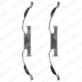 Компоненти дискових гальмівних колодок Компоненти дискових гальмівних колодок