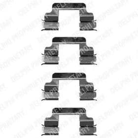 Комплектующие дисковых тормозных колодок Комплектующие дисковых тормозных колодок