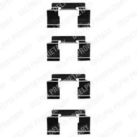 Компоненти дискових гальмівних колодок Компоненти дискових гальмівних колодок