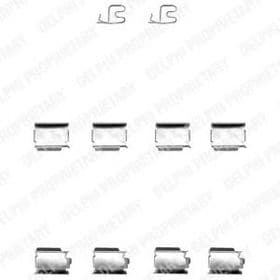 Комплектующие дисковых тормозных колодок Комплектующие дисковых тормозных колодок