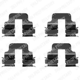 Компоненти дискових гальмівних колодок Компоненти дискових гальмівних колодок