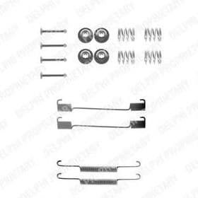 Монтажний комплект барабанних гальмівних колодок Монтажний комплект барабанних гальмівних колодок