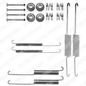 Монтажный комплект барабанных тормозных колодок Монтажный комплект барабанных тормозных колодок