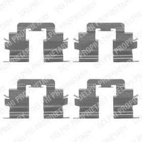 Комплектующие дисковых тормозных колодок Комплектующие дисковых тормозных колодок