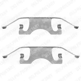 Компоненти дискових гальмівних колодок Компоненти дискових гальмівних колодок