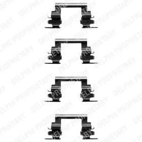 Комплектующие дисковых тормозных колодок Комплектующие дисковых тормозных колодок