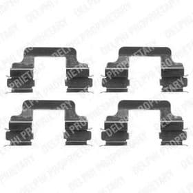 Комплектующие дисковых тормозных колодок Комплектующие дисковых тормозных колодок