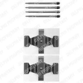 Компоненти дискових гальмівних колодок Компоненти дискових гальмівних колодок