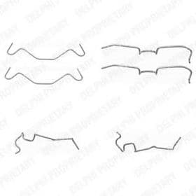 Комплектующие дисковых тормозных колодок