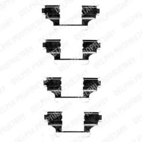 Комплектующие дисковых тормозных колодок Комплектующие дисковых тормозных колодок