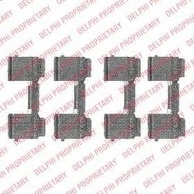 Комплектующие дисковых тормозных колодок