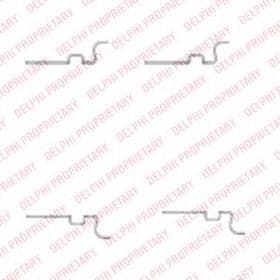 Компоненти дискових гальмівних колодок