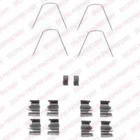 Компоненти дискових гальмівних колодок Компоненти дискових гальмівних колодок