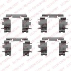 Компоненти дискових гальмівних колодок Компоненти дискових гальмівних колодок