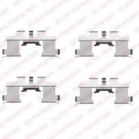 Комплектующие дисковых тормозных колодок Комплектующие дисковых тормозных колодок