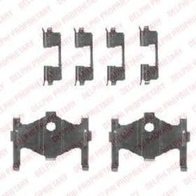 Компоненти дискових гальмівних колодок