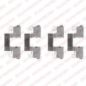 Комплектующие дисковых тормозных колодок Комплектующие дисковых тормозных колодок