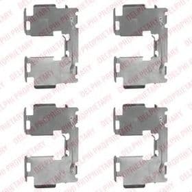 Компоненти дискових гальмівних колодок Компоненти дискових гальмівних колодок