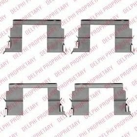 Компоненти дискових гальмівних колодок Компоненти дискових гальмівних колодок