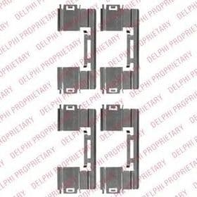 Компоненти дискових гальмівних колодок Компоненти дискових гальмівних колодок