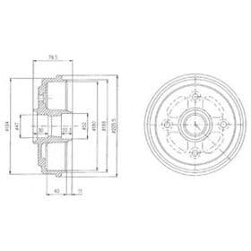 Тормозной барабан Тормозной барабан