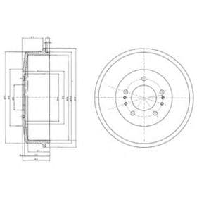 Тормозной барабан Тормозной барабан
