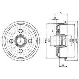 Тормозной барабан Тормозной барабан