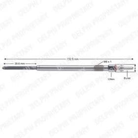 Свеча накала Delphi HDS419