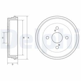 Гальмівний барабан Delphi bf605