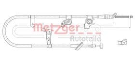 Трос ручного тормоза