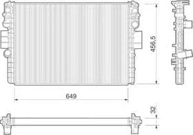 Радіатор охолодження двигуна