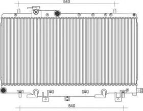 Радіатор охолодження двигуна